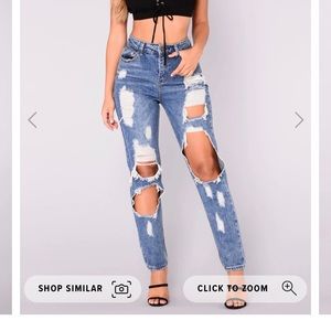 Fashion Nova Janel Boyfriend Jeans